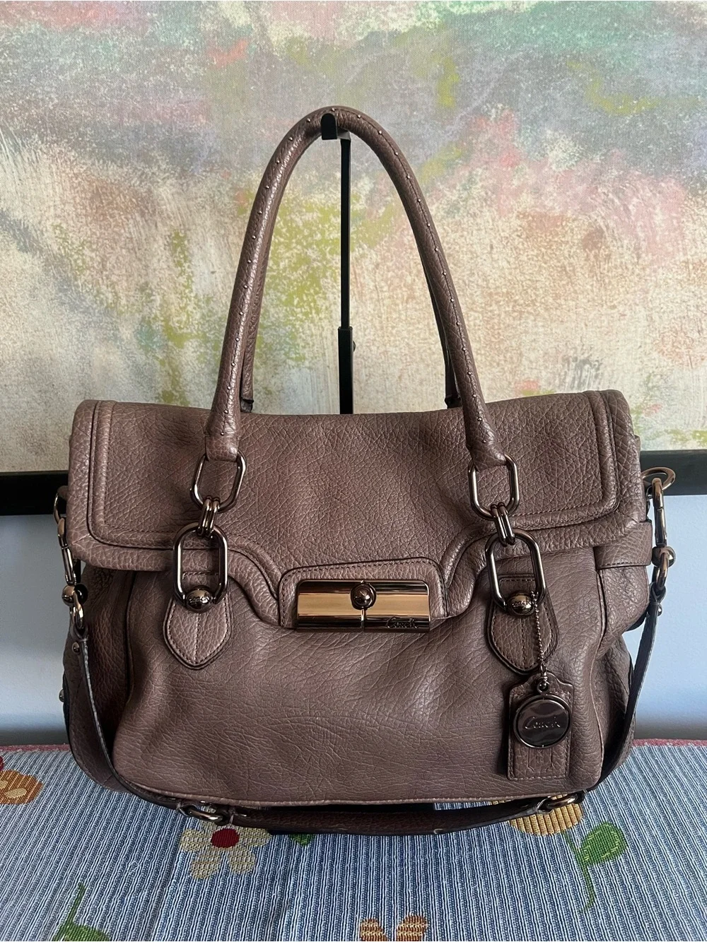 RARE Coach Kristin Leather Carryall/ Satchel 2011 EUC